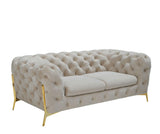 Divani Casa Quincey Transitional Loveseat