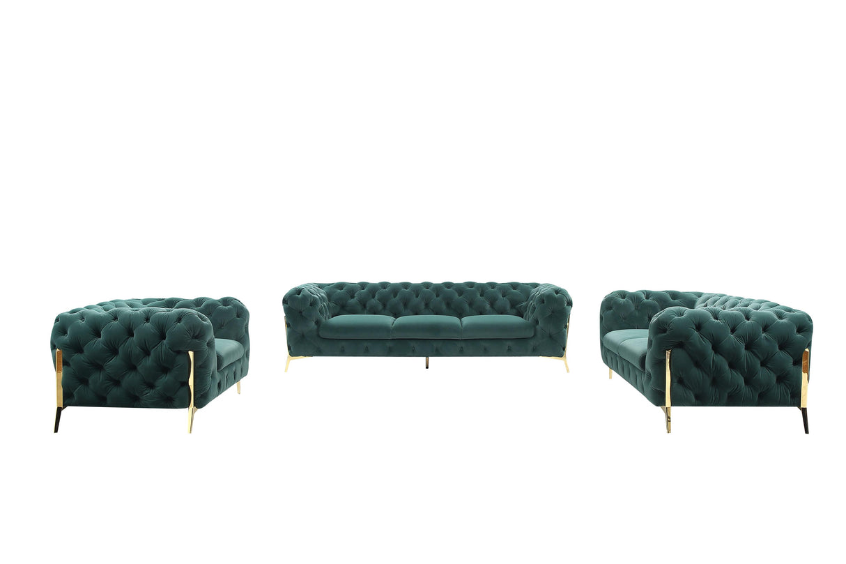 Divani Casa Quincey Transitional Sofa Set