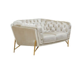 Divani Casa Stella Transitional Loveseat