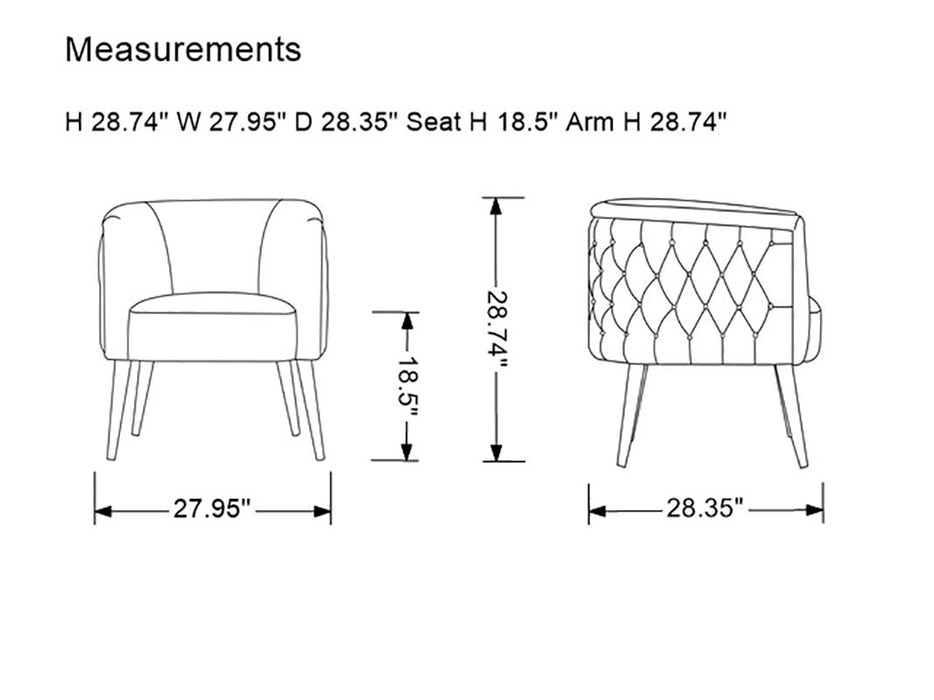 Modrest Bethel Modern Lounge Chair