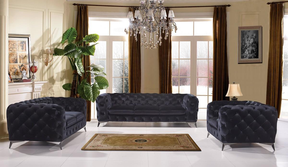 Divani Casa Delilah Modern Loveseat