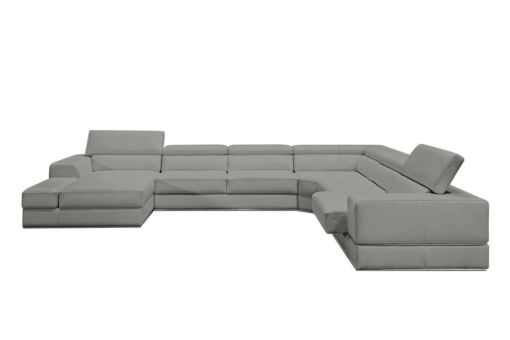 Divani Casa Pella Modern Sectional Sofa