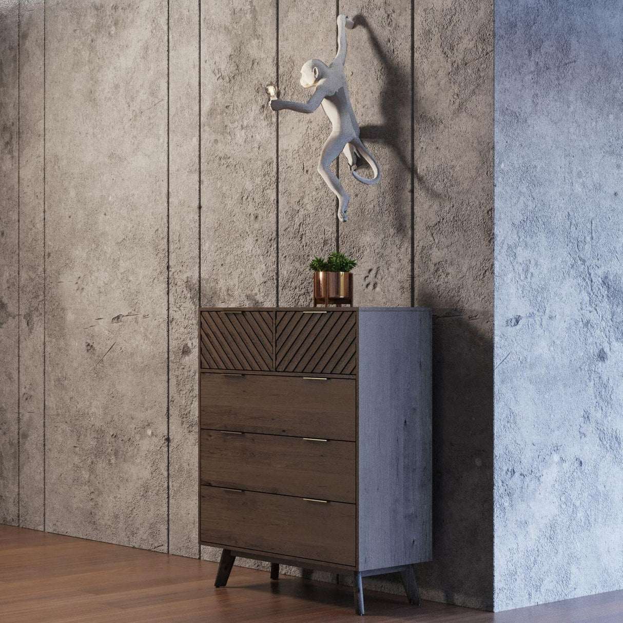 Modrest Daisy Mid-Century Chest