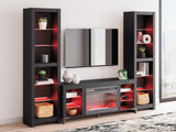 Cayberry Entertainment Center with Electric Fireplace