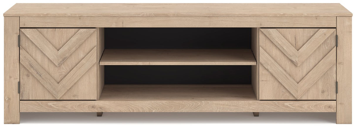 Cayboni 71" TV Stand with Electric Fireplace