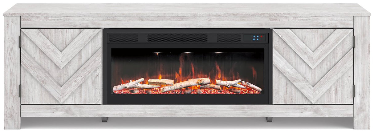 Cayboni 71" TV Stand with Electric Fireplace