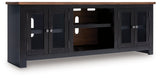 Wildenauer 76" TV Stand with Electric Fireplace