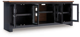 Wildenauer 76" TV Stand with Electric Fireplace