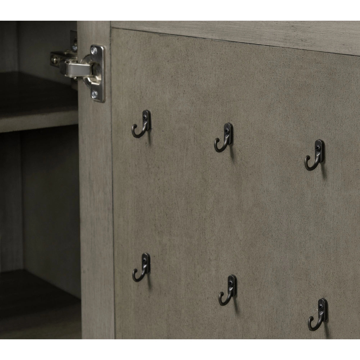 Kings Court 1 Door and 7-Drawer Chest in Grey