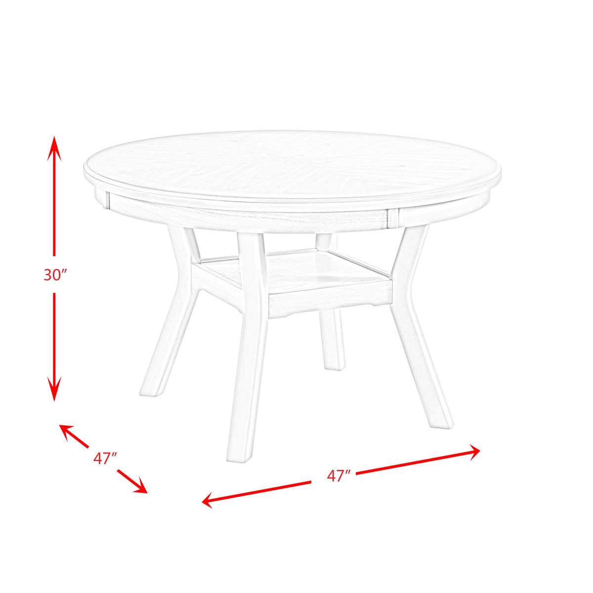 Amherst Table w/Wood Leg