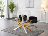 Gianna Black Velvet Dining Chair