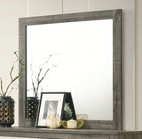 Crown Mark Furniture Rhett Dresser Mirror in Gray