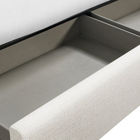 Jordan Fabric Storage Shelter Bed Queen (54" H)