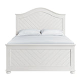 Kona Panel Bed in White