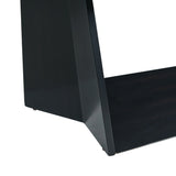 Beckley End Table Complete in Dark Marble Top
