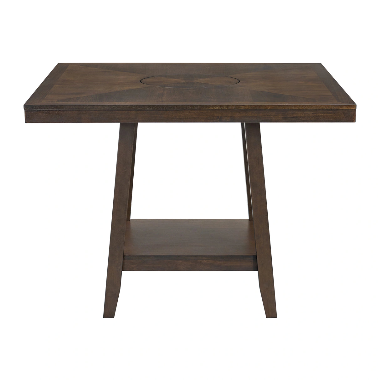 Seneca Square Counter Table with Lazy Susan