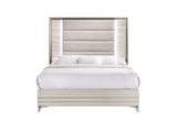 Zambrano White Bed with LED