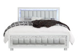 Santorini White Bed