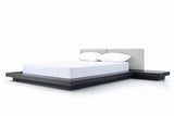 Opal Modern Wenge & Grey Platform Bed