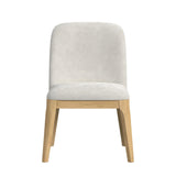 Sylvie Dining Side Chair with White Fabric (2 Per Carton)