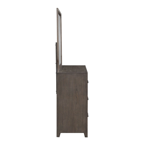Landon Mirror-Walnut