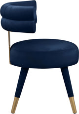 Fitzroy Navy Velvet Dining Chair