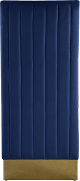 Porsha Navy Velvet Dining Chair
