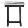 T1319 Blk/Wht End Table