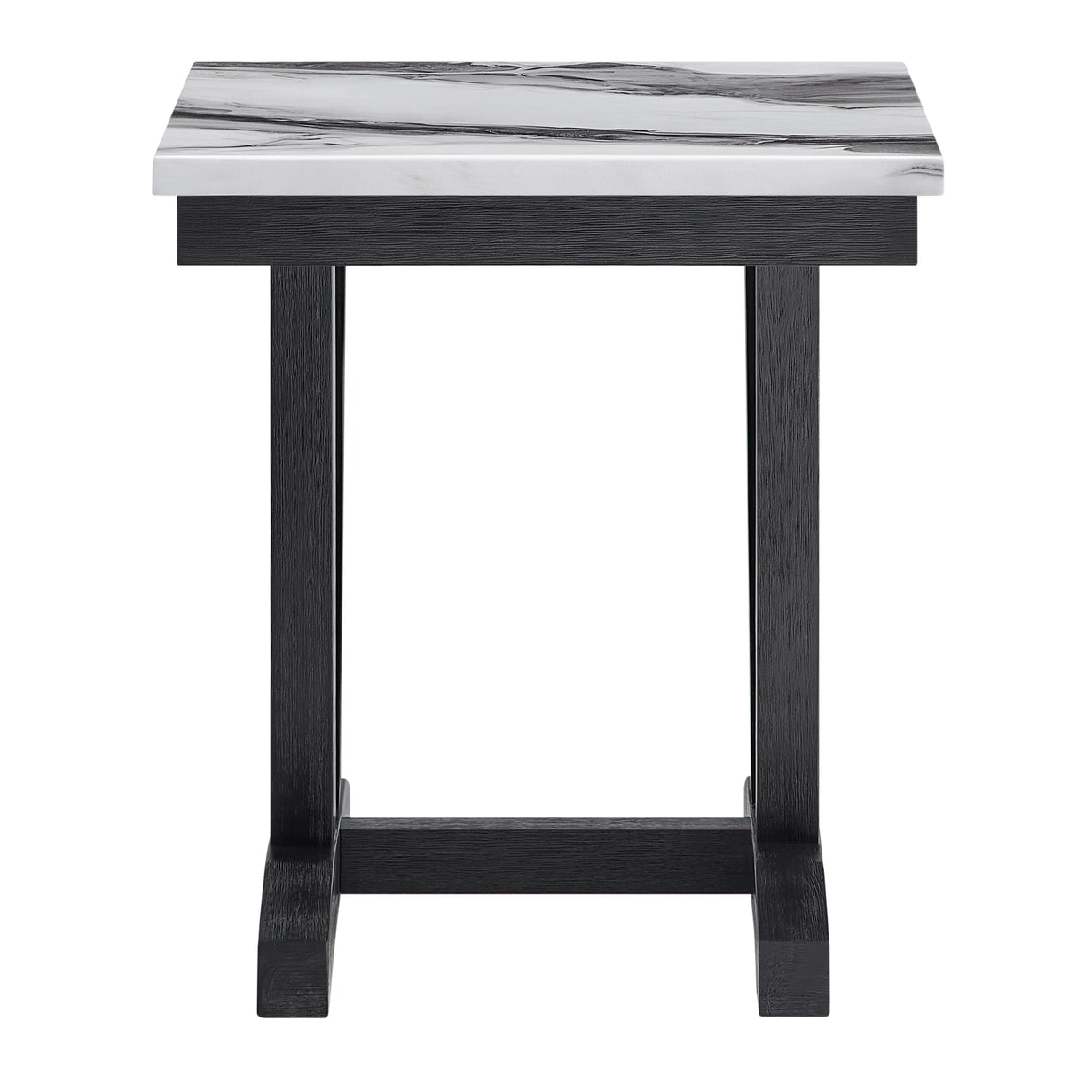 T1319 Blk/Wht End Table