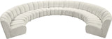 Infinity Cream Velvet 9pc. Modular Sectional