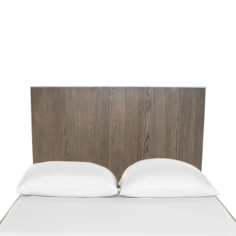 Novak Modern Dark Oak Bed
