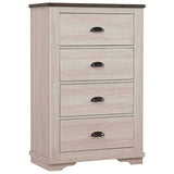 Crown Mark Furniture Coralee 5 Drawer Chest in White image