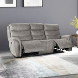 Kamari Sofa W/Dual Recliner-Gray
