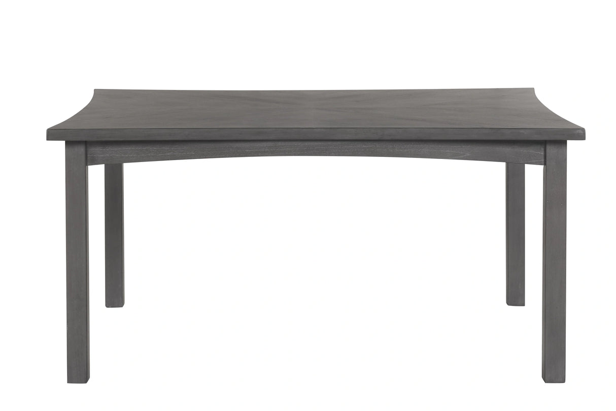 Flair 60" Dining Table & 4 Chairs (5 Pc Set)-Gray