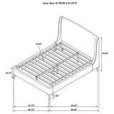 Mosby Wingback Platform Bed