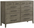 Elements International Versailles Dresser in Grey image