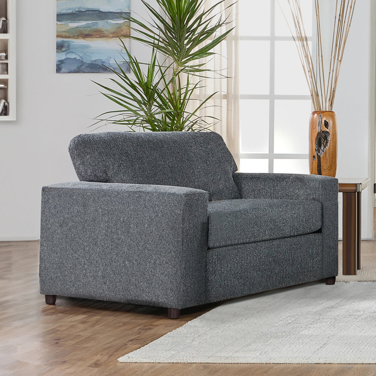Kylo Cuddle Chair-Ash Gray