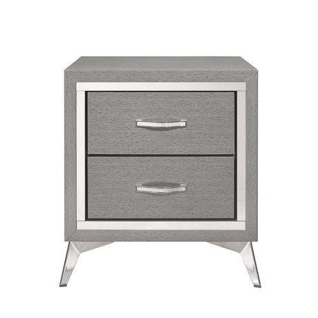 Huxley Nightstand-Gray