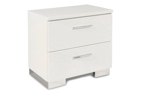 Sapphire Nightstand-White