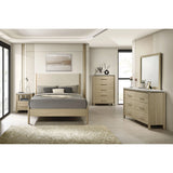 Jonas Dresser and Mirror Set in Natural