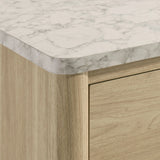 Jonas Dresser and Mirror Set in Natural