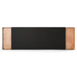 Jagger Modern Dark Grey & Walnut Bed