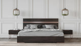 Benzon Italian Modern Dark Rovere Bed