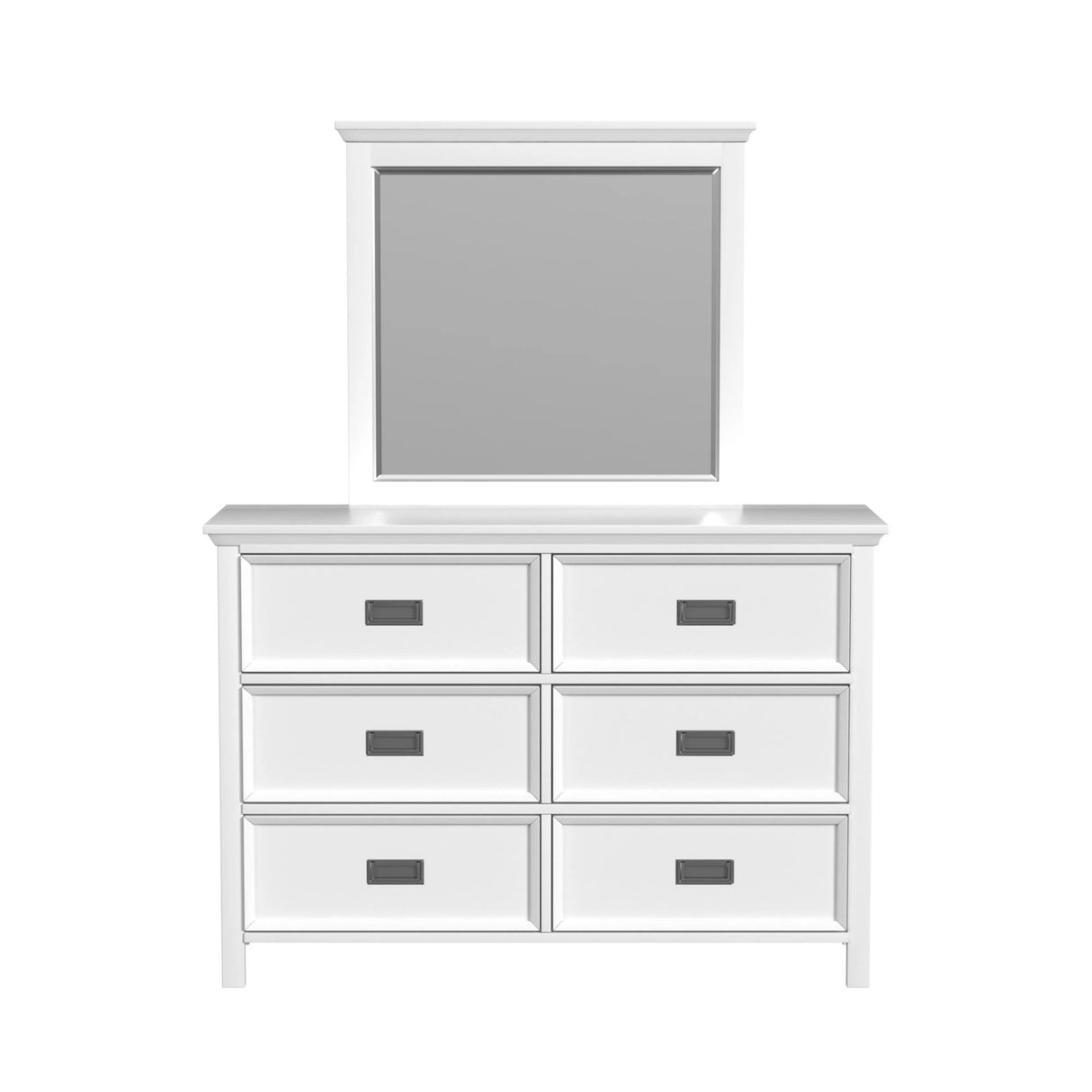 Hampton Kids Dresser and Mirror Set