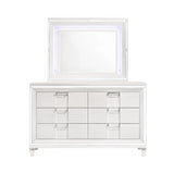 Twenty Nine Dresser & Mirror Set White