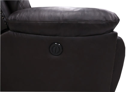 Nikko Glider Recliner W/Pwr Fr-Brown