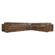 Lioni Leather Power Motion Sectional