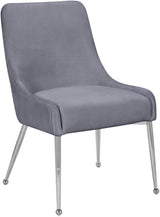 Ace Grey Velvet Dining Chair