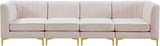 Alina Pink Velvet Modular Sectional