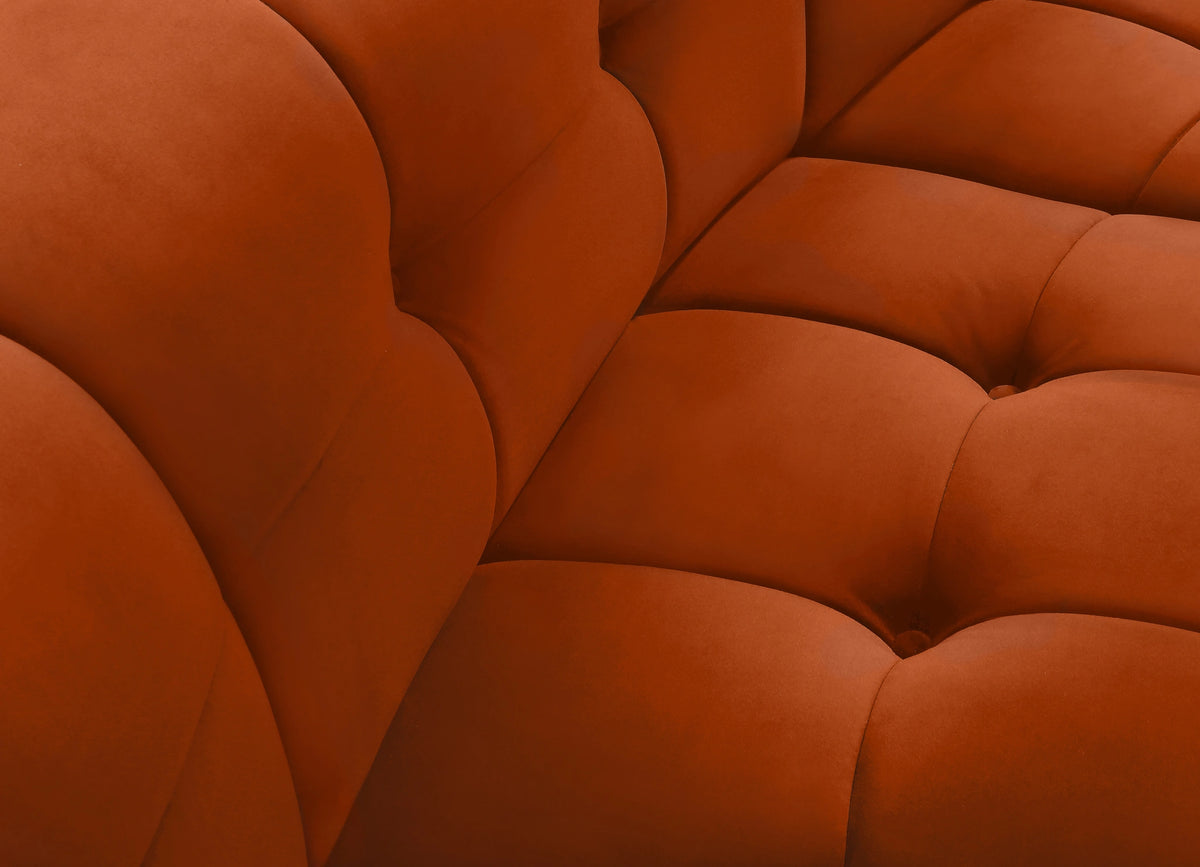 Limitless Cognac Velvet Modular Chair